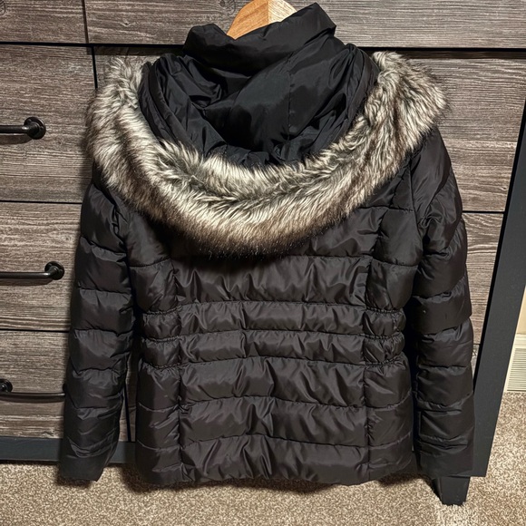 The North Face Women's Gotham Jacket II Black Goose Down Hoodie size Medium - Picture 7 of 7